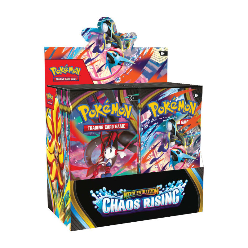 POKEMON TCG MEGA EVOLUTION CHAOS RISING BOOSTER BOX